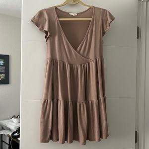 Beige summer dress